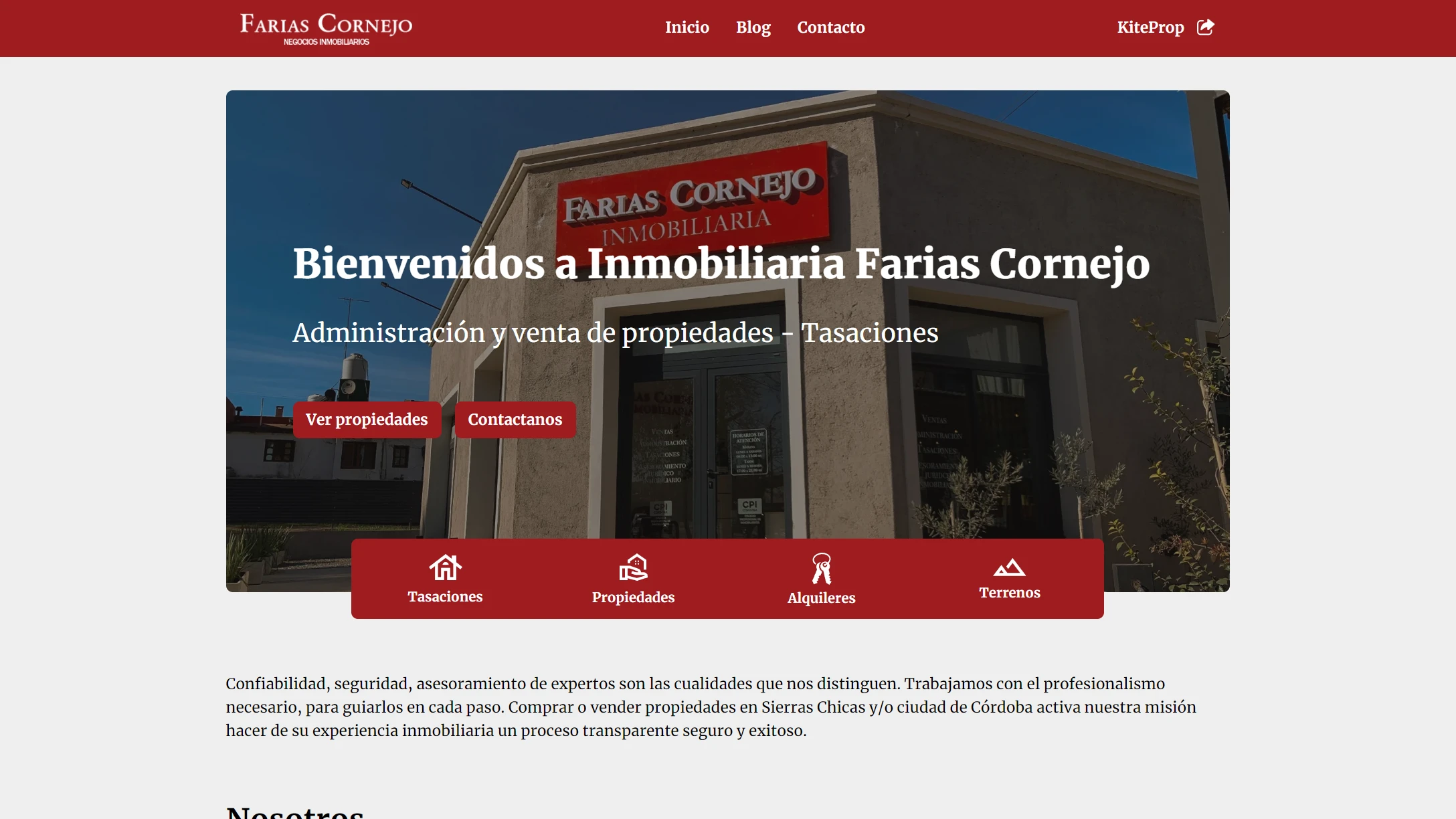 Farias cornejo inmobiliaria